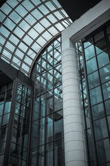modern office building with glass windows