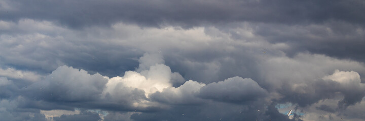 Blue sky background with clouds