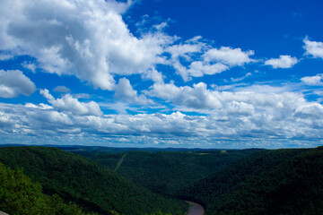 Blue Skas and Clouds