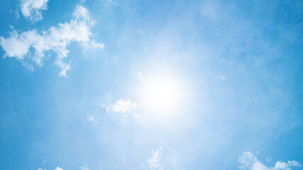 太陽・青空・雲