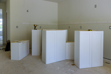 Remodel home improvement view installed in a new kitchen