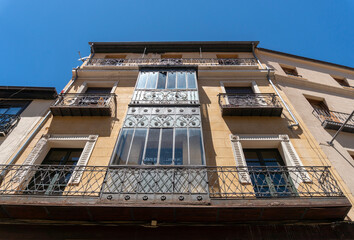 Fototapeta na wymiar Building Facade in Salamanca, Spain