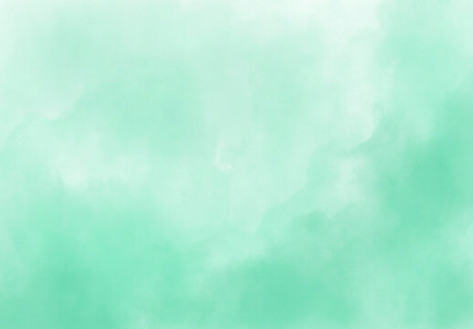 Abstract Green  Water color background, Illustration, texture for design