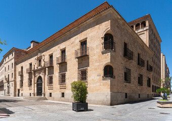 Fototapeta premium Building Facade in Salamanca, Spain