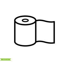 Tissue icon vector logo design template