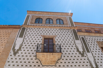 Fototapeta na wymiar Building Facade in Salamanca, Spain