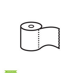 Tissue icon vector logo design template
