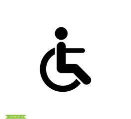 Toilet icon vector logo design template
