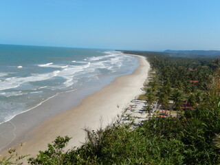 paradisiac beach in South America