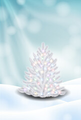 クリスマス　雪　冬　背景
