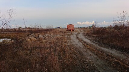 Obraz premium old railroad track