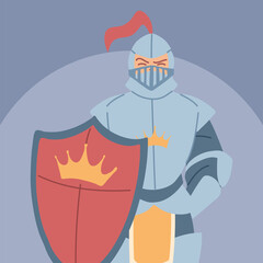 medieval knight in armor, knight costume