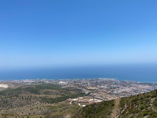 Obraz premium view from the top of the mountain