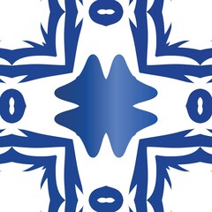 Traditional ornate portuguese azulejo.