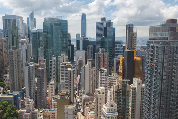 Fototapeta na wymiar Hong Kong Urban Skyline
