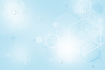 blue abstract background on health concept