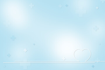 blue abstract background on health concept