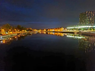Foto op Plexiglas night view of the city © Johan