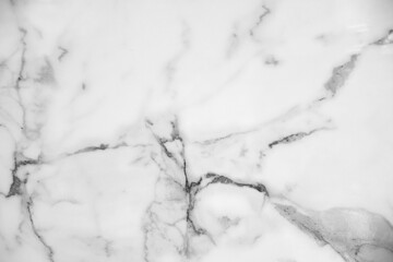 White marble texture with natural pattern for background or design art work.