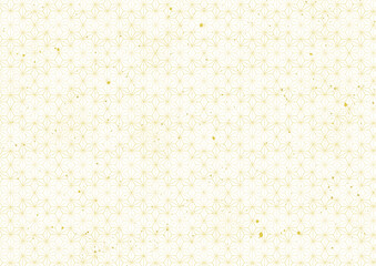 麻の葉文様の和紙の背景