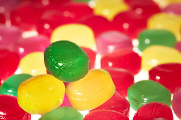 Fototapeta na wymiar Sweet multicolored lollipops.