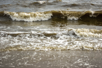 waves on the beach