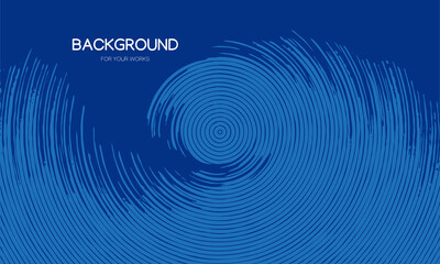 Abstract background vector illustration. Swirl circles.