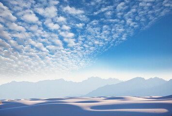 White sands
