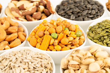 Various kind of nuts
