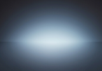 Abstract grey blue with white gradient smooth background empty space backdrop studio room.