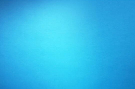 Abstract blue gradient smooth background empty space backdrop studio room.