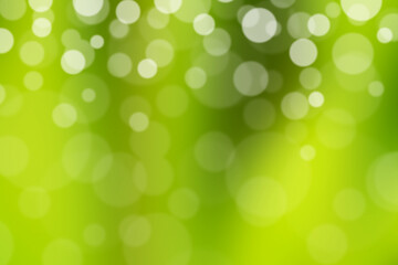 Fototapeta premium Green and white bokeh background from natural.