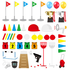 運動会　イラストセット