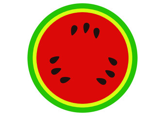 vector illustration of watermelon