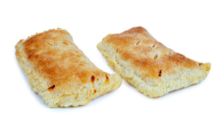 Khachapuri puff pastry with cheese