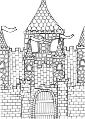 Fototapeta premium sketch of a house