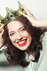 woman in crown