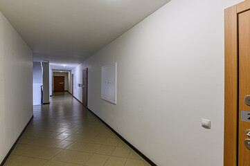 Russia, Moscow- February 10, 2020: interior room apartment modern bright cozy atmosphere. general cleaning, home decoration, preparation of house for sale