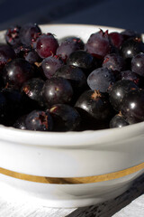 black currant in a bowl