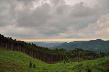 Mountain landscape-Mountain View Resort in the Hsinchu,Taiwan.