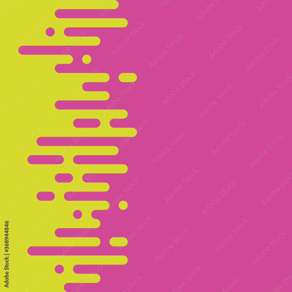 Poster seamless vector abstract horizontal transition of two colors. rounded lines blended in. pink and gre