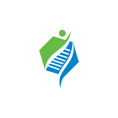 dna care logo , abstract genetic logo
