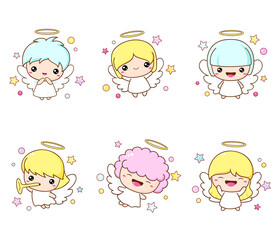 Cute Christmas angel collection
