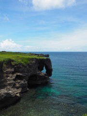 Fototapeta premium Manza Cape in okinawa, JAPAN