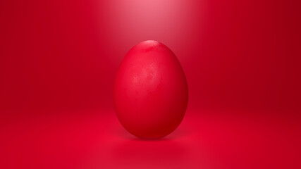 Easter eggs 3d render for background