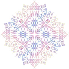 Mandala. Vintage indian decorative elements