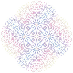 Mandala. Vintage indian decorative elements