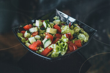 salad with vegetables