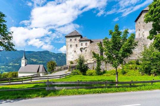Kaprun Castle - medieaval fortress built in the 12th century, Kaprun, Austria