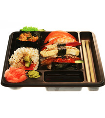 japanese traditional sushi set